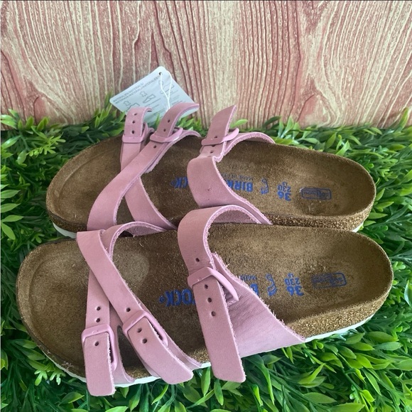 New Birkenstock Franca Soft Footbed Suede Sandals - Picture 2 of 6
